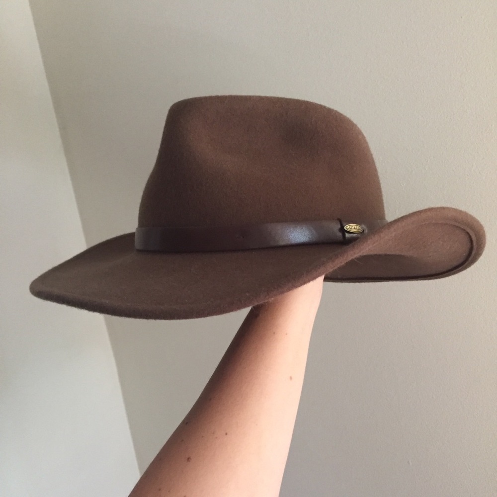 Authentic Scala 100% wool western hat